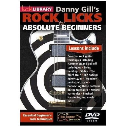 Rock Licks For Absolute Beginners / Dvd
