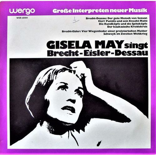 Gisela May,Singt Brecht-Eisler