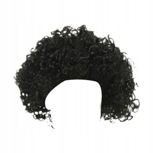 Perruque Disco Heavy Metal Des Années 70 Et 80, Accessoire De Déguisement D'halloween Noir