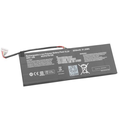 vhbw Batterie remplacement pour Schenker 916TA013F, GNC-J40 pour ordinateur portable (4030mAh, 15,2V, Li-ion)