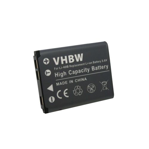 vhbw Batterie compatible avec Casio Exilim EX-H5, EX-H50, EX-Z1, EX-Z2, EX-Z270, EX-Z280, EX-Z330, EX-Z350, EX-Z550, EX-G1 appareil photo (500mAh, 3,6V, Li-ion)