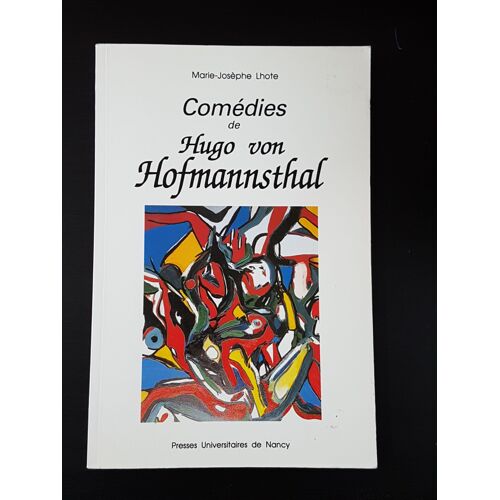 Comédies De Hugo Von Hofmannsthal