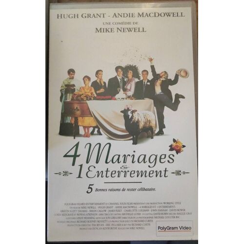 4 Mariages Et Un Enterrement Vhs