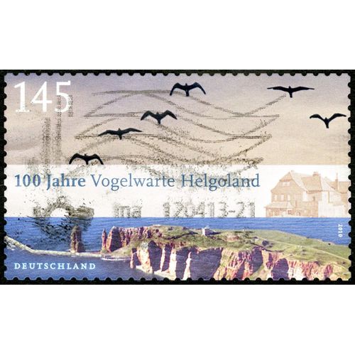 Timbre Oblitéré Deutschland, 100 Jahre Vogelwarte Helgoland, 2010, 145