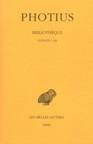 Bibliothèque - Tome 1, Codices 1-83