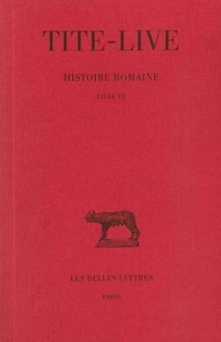 Histoire Romaine - Tome 3 Livre Iii