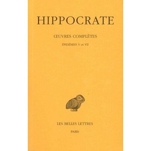 Oeuvres - Tome 4, 3e Partie, Epidémies V Et Vii