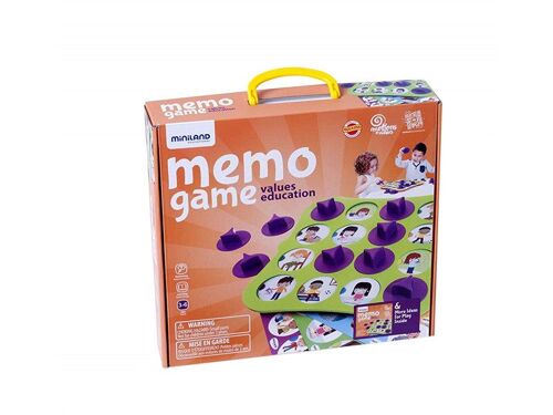 Jeu Memo Education En Valeurs Miniland 31925