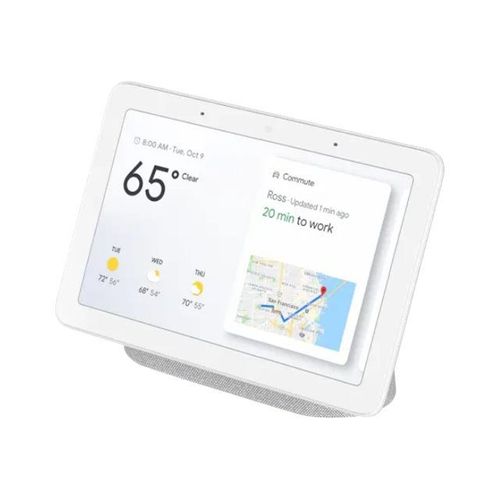 Google Nest Hub - Assistant vocal affichage intelligent LCD 7" - Wi-Fi, Bluetooth - Galet