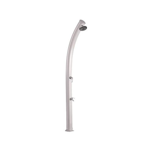 Douche Solaire Jolly 33L Aluminuim 33L - 233 cm - Rince pieds + Pommeau effet pluie + base renforcée
