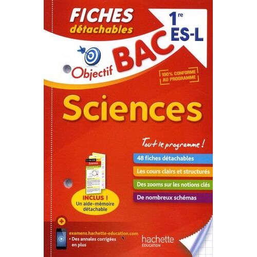 Sciences 1re Es-L - Edition 2018