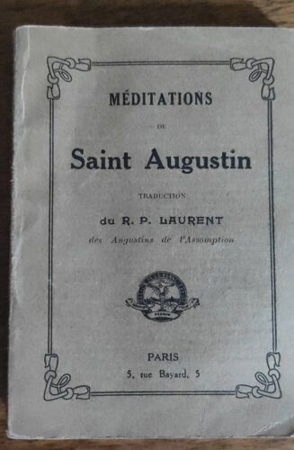 Méditations De Saint Augustin