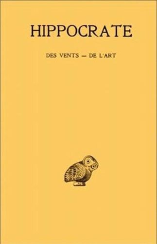 Oeuvres - Tome 5, 1re Partie, Des Vents - De L'art