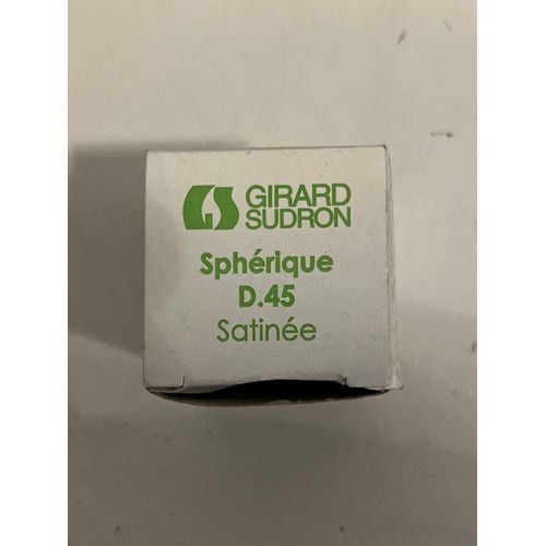 Ampoules Sphérique, D. 45, Satinée De Marque, Girard Sudron.