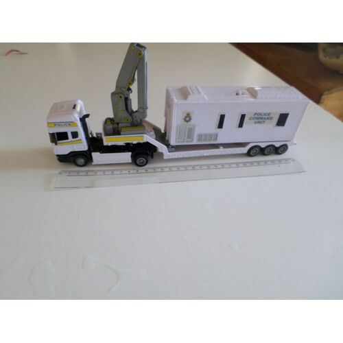 Semi Remorque Grue Avec Container-Teama