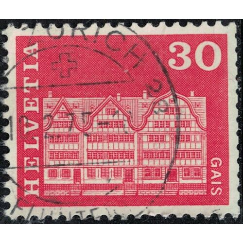 Suisse 1968 Oblitéré Used Commune De Gais Canton Appenzell Rhodes Extérieures Y&t Ch 819 Su