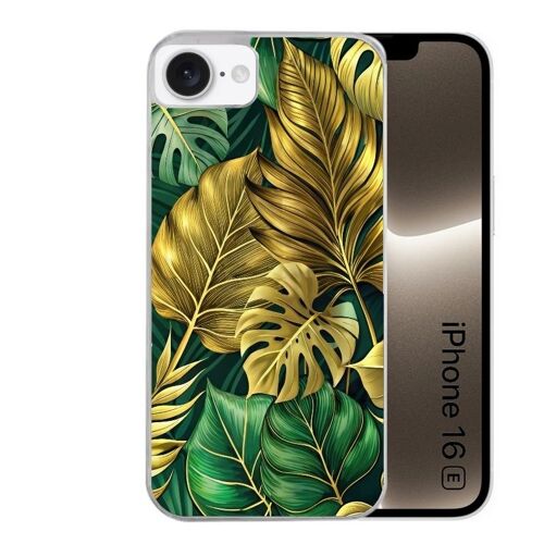 Coque pour Iphone 16E motif jungle dore