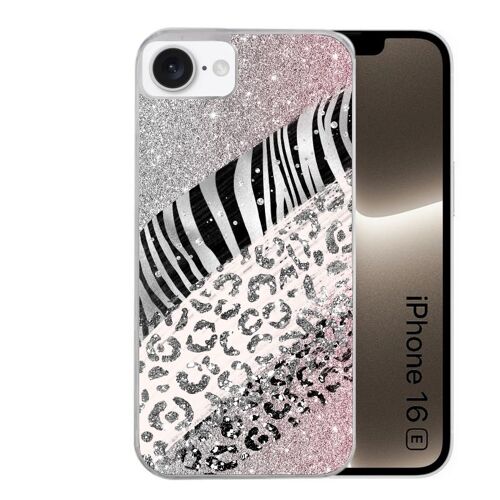 Coque pour Iphone 16E motif zebre et leopard