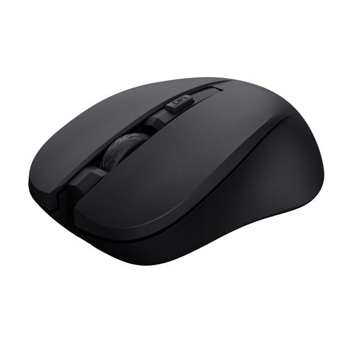 Trust Mydo Souris sans Fil Silencieux, 82 % de Plastiques Recyclés, 2,4 GHz, 1000-1800 PPP, pour Droitiers et Gauchers - Noir