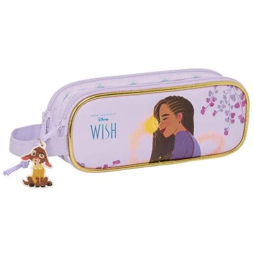 Trousse - Safta - Disney Wish - Violet - Zippée - Synthétique