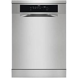 Lave-vaisselle - AEG - FFB74707PM - 60 cm - Blanc - Moteur à induction - Départ différé