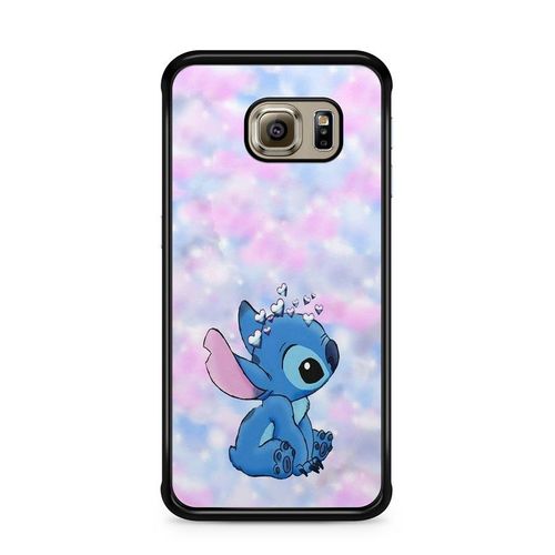 Coque De Téléphone Compatible Avec Samsung Galaxy S6 Lilo Stitch Disney Tortue Ohana Citation Case Swag Princesse Alice Mozaique Blanche Neige Cendrillon Ref 7919