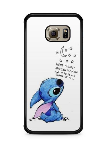 Coque De Téléphone Compatible Avec Samsung Galaxy S7 Lilo Stitch Disney Tortue Ohana Citation Case Swag Princesse Alice Mozaique Blanche Neige Cendrillon Ref 8042