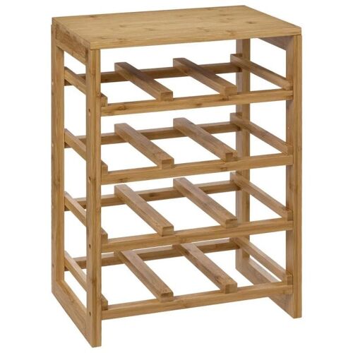 Porte-Bouteilles Sur Rack "Linha" 47cm Naturel