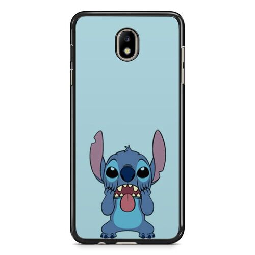 Coque De Téléphone Compatible Avec Samsung Galaxy J3 2017 Lilo Stitch Disney Tortue Ohana Citation Case Swag Princesse Alice Mozaique Blanche Neige Cendrillon Ref 3091