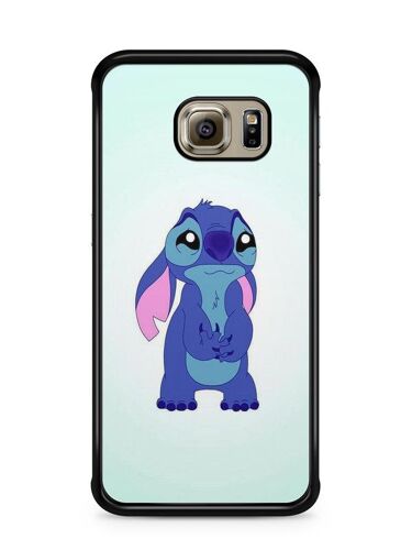 Coque De Téléphone Compatible Avec Samsung Galaxy S6 Lilo Stitch Disney Tortue Ohana Citation Case Swag Princesse Alice Mozaique Blanche Neige Cendrillon Ref 4047