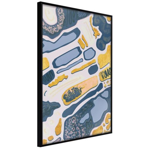 Affiche Murale Encadrée "Lake District" 40 X 60 Cm Noir