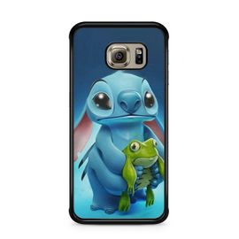 Coque De Téléphone Compatible Avec Samsung Galaxy S6 Edge Lilo Stitch Disney Tortue Ohana Citation Case Swag Princesse Alice Mozaique Blanche Neige Cendrillon Ref 55