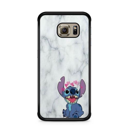Coque De Téléphone Compatible Avec Samsung Galaxy S6 Lilo Stitch Disney Tortue Ohana Citation Case Swag Princesse Alice Mozaique Blanche Neige Cendrillon Ref 175