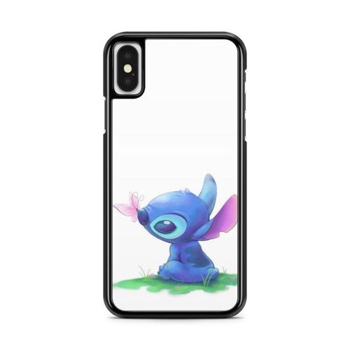 Coque De Téléphone Compatible Avec Iphone Xr Lilo Stitch Disney Tortue Ohana Citation Case Swag Princesse Alice Mozaique Blanche Neige Cendrillon Ref 495