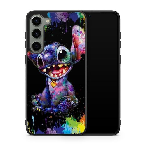Coque De Téléphone Compatible Avec Samsung Galaxy A34 Lilo Stitch Disney Tortue Ohana Citation Case Swag Princesse Alice Mozaique Blanche Neige Cendrillon Ref 1667