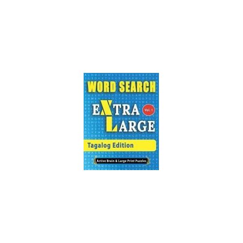 Word Search Extra Large - Tagalog Edition