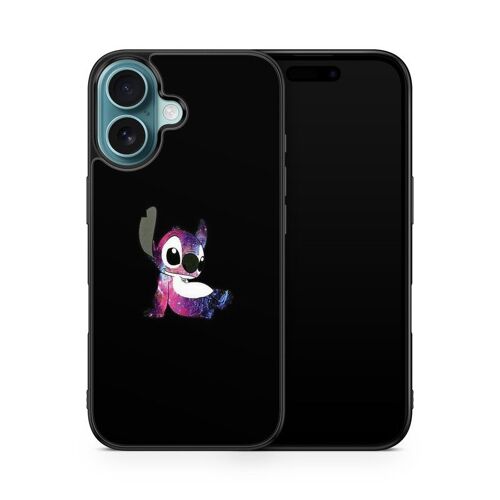 Coque De Téléphone Compatible Avec Iphone 16 Lilo Stitch Disney Tortue Ohana Citation Case Swag Princesse Alice Mozaique Blanche Neige Cendrillon Ref 2056