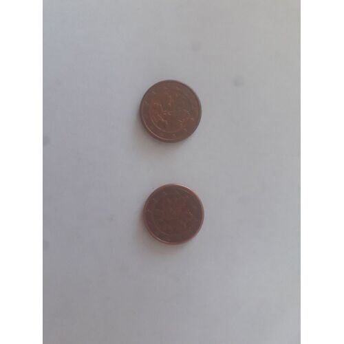 Pièce 1cenrime 2002 Et 2004