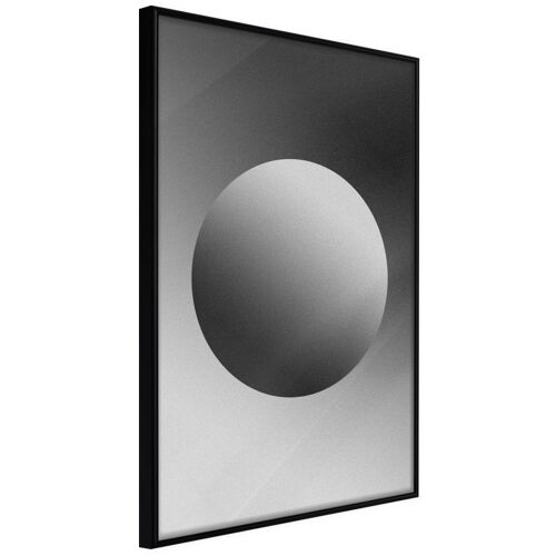 Affiche Murale Encadrée "Convex Or Concave" 30 X 42 Cm Noir