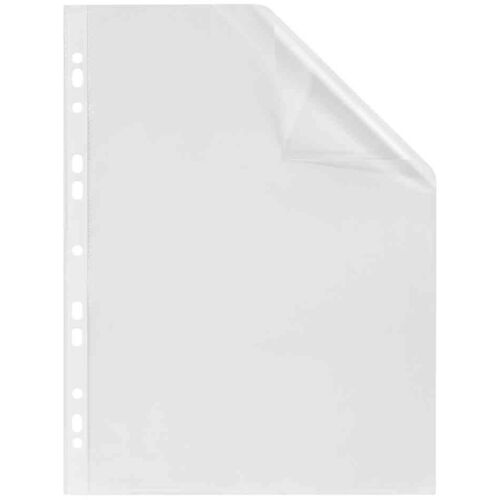 Elba Lot De 5 Sachets De 100 Pochettes Perforées A4 Pp 4/100eme