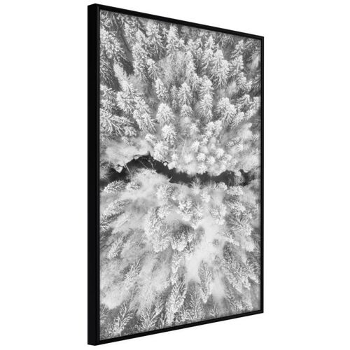Affiche Murale Encadrée "Frost Land" 40 X 60 Cm Noir