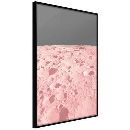 Affiche Murale Encadrée "Pastel Craters" 21 X 30 Cm Noir
