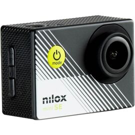 Mevronisshop-Nilox Action Cam Mini-Se, Action Cam 4k Wifi Avec Résolution 4k/30 Ips, Stabilisateur Électronique, Écran 2"" Lcd, Mémoire 64 Go, Vue Angle 170°, Avec Étui Étanche Jusqu'à 30 M