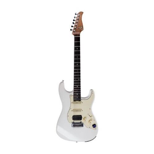 Mooer Gtrs Guitars Professional 800 Olympic White Intelligent Guitar Avec Housse