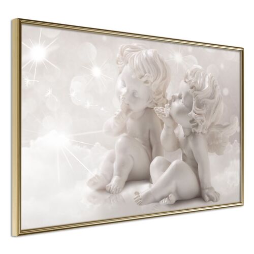 Affiche Murale Encadrée "Innocence" 45 X 30 Cm Or