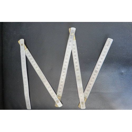 Ancien Mètre En Aluminium