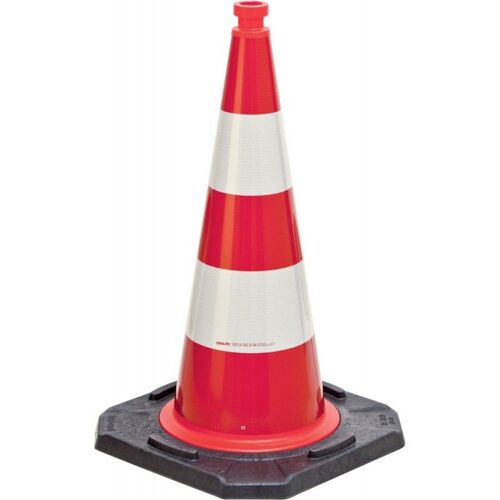 MORION-Cone de signalisation EU 750 Typ A, rouge-blanc réflechissant
