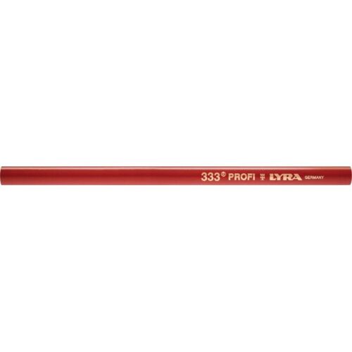 Crayon de charpentier oval rouge 24cm Lyra (Par 12)