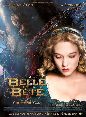 La Belle Et La Bête / Affiche Cinéma Originale 120x160 Cm Pliée. Année 2014
