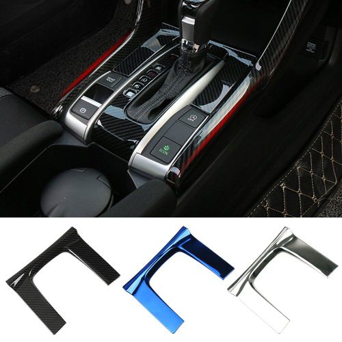 Autocollant De Style Pour Levier De Vitesse En Acier Inoxydable, Bande De Cadre De Panneau De Levier De Vitesse Pour Honda Civic 2016 2017 2018 2019 10ème Accessoires